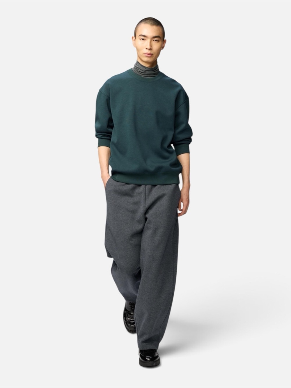 Uniqlo Dark Gray Wide Sweatpants NWOT Size 3XL